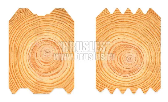 Проф.брус сухой с зарезкой чаш по проекту 150 x 200 x 6000 — фото-568_1